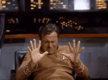 Kirk Jazzhands GIF - Kirk Jazzhands Star Trek GIFs