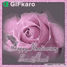 Happy Anniversary Sweetheart Gifkaro GIF - Happy Anniversary Sweetheart Gifkaro Heres To Another Year Of Being Together GIFs