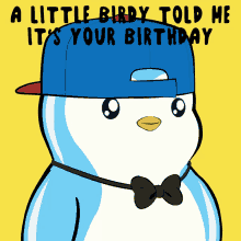 happy birthday happy birthday cake penguin