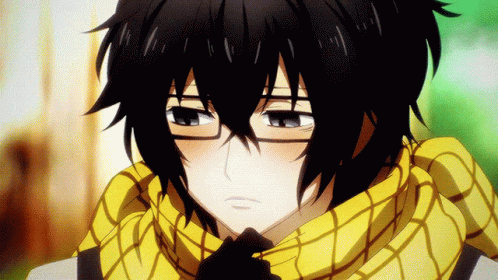 Glasses Shy GIF - Glasses Shy Anime - Discover & Share GIFs