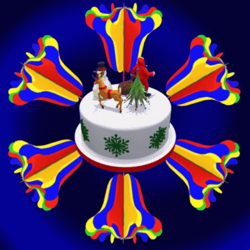 Merry Go Round Animated Cake 