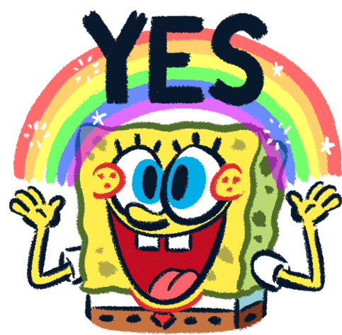 Spongebob Rainbow GIFs