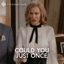 Could You Just Once Embrace Joy Catherine Ohara GIF - Could You Just Once Embrace Joy Catherine Ohara Moira GIFs