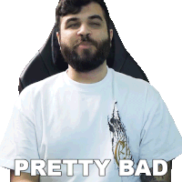 Pretty Bad Andrew Baena Sticker - Pretty Bad Andrew Baena It'S Terrible Stickers