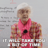 It Will Take You A Bit Of Time Gill GIF