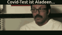 Aladeen Covid Test GIF