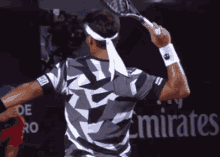 fabio fognini racquet toss tennis throw racket