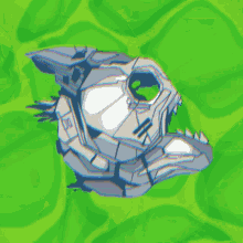 dead fish fish skull piranha anime