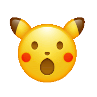 Pikachu Surprised Sticker - Pikachu Surprised Stickers