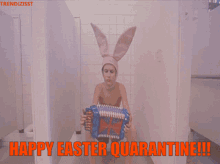 Happy Easter Easter Bunny GIF - Happy Easter Easter Bunny Easter Quarantine GIFs