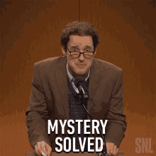 Mystery Solved Owen Wilson GIF - Mystery Solved Owen Wilson Saturday Night Live GIFs