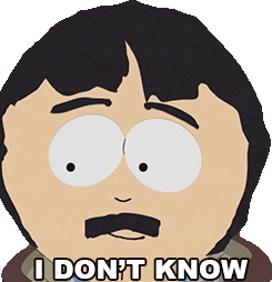 I Dont Know Randy Marsh Sticker - I Dont Know Randy Marsh South Park Japanese Toilet Stickers
