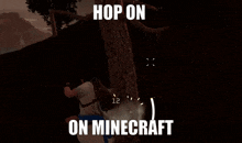 Hop On Minecraft Palworld GIF