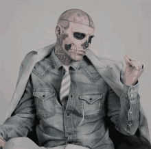 zombie boy skull tattoo skeleton snap