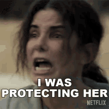 I Was Protecting Her Ruth Slater GIF - I Was Protecting Her Ruth Slater Sandra Bullock GIFs