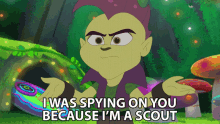 I Was Spying On You Because Im A Scout Bash GIF - I Was Spying On You Because Im A Scout Bash Josh Peck GIFs