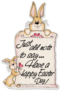 happy easter easter bunny cute bunny rabbit