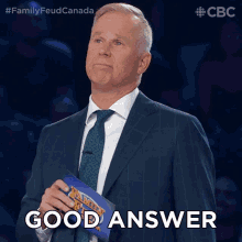 good answer gerry dee family feud canada good response witty
