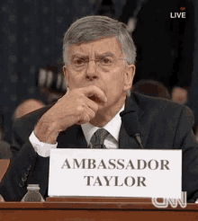 Ambassador Taylor Thinking GIF