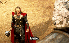 Hello Thor GIF - Hello Thor Chris Hemsworth GIFs