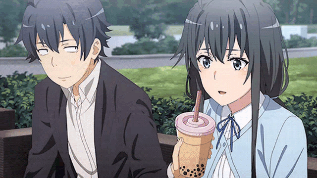 Anime Couple GIF - Anime Couple Cute - Discover & Share GIFs