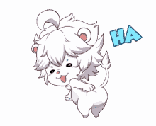 deadly7inside me cute playful ha line stickers deadly7inside me cute playful ha line stickers