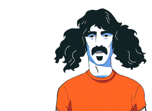 Speaking Frank Zappa Sticker - Speaking Frank Zappa Valley Girl Song Stickers