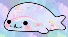 Rainbow Seal GIF - Rainbow Seal GIFs