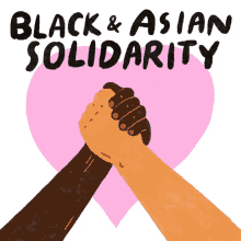 black and asian solidarity black lives matter blm black trans lives matter aapi