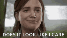 Ellie The Last Of Us2 Does It Look I Care GIF - Ellie The Last Of Us2 Does It Look I Care Glasses On GIFs