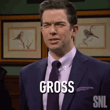 Gross John Mulaney GIF - Gross John Mulaney Saturday Night Live GIFs