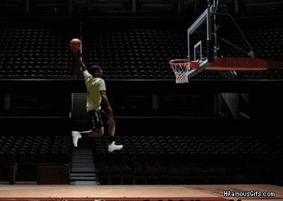 Slam Dunk GIF - Basketball Slow Motion Dunk - Discover & Share GIFs