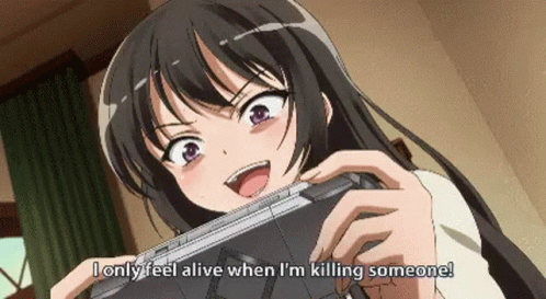 Anime Feel Alive GIF - Anime Feel Alive Only When Killing - Discover &  Share GIFs