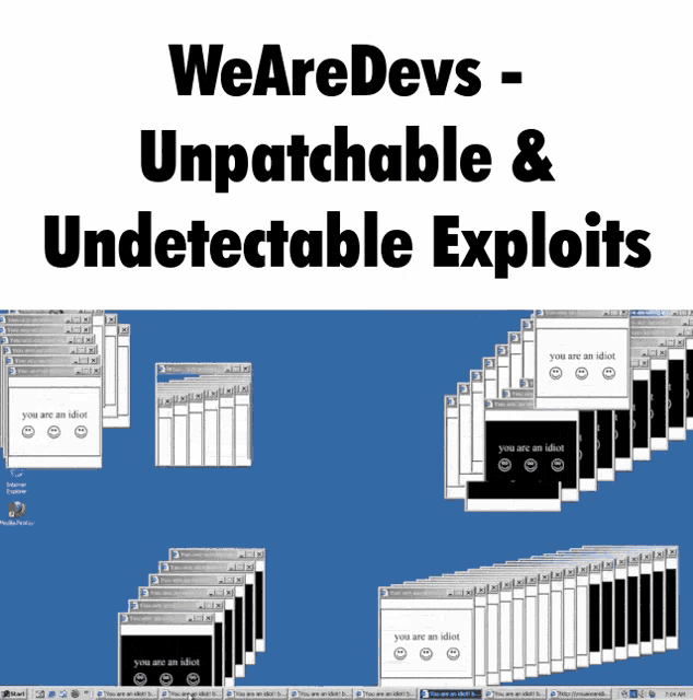 There is a fake exploit and virus called WeAreDevs KRNL. - WRD