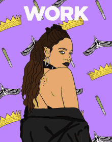 Rihanna Work GIF - Rihanna Work Crown GIFs