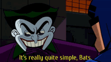 batman joker simple text dc