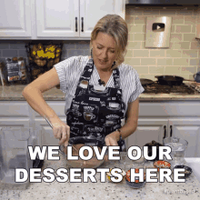 We Love Our Desserts Here Jill Dalton GIF - We Love Our Desserts Here Jill Dalton The Whole Food Plant Based Cooking Show GIFs