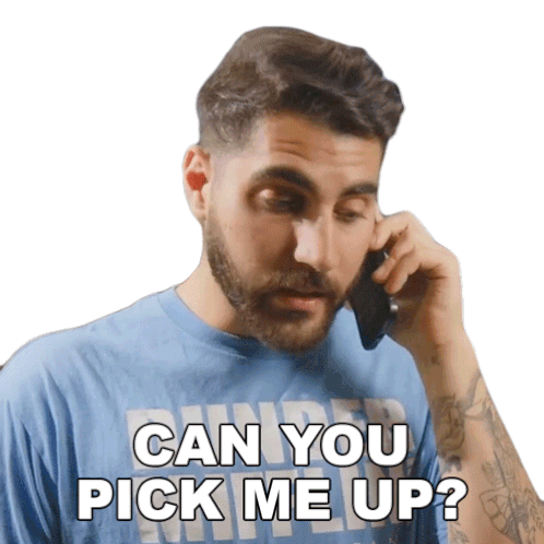 Can You Pick Me Up Rudy Ayoub Sticker - Can You Pick Me Up Rudy Ayoub Could You Come And Get Me Stickers