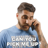 Can You Pick Me Up Rudy Ayoub Sticker - Can You Pick Me Up Rudy Ayoub Could You Come And Get Me Stickers