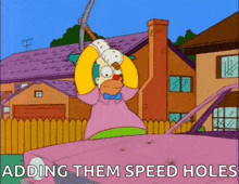 Simpsons Speedholes GIF - Simpsons Speedholes Krusty GIFs