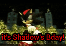Shadow The Hedgehog Birthday GIF - Shadow The Hedgehog Birthday Shadow The Hedgehog Birthday GIFs