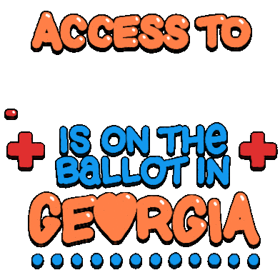 Ga Georgia Sticker - Ga Georgia Georgia Voter Stickers