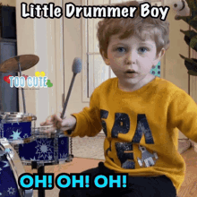 Littledrummerboy Drumming GIF - Littledrummerboy Drumming Ohohoh GIFs