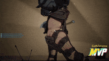 a screenshot of a video game that says gothzatanna mvp on it