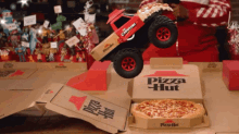 Pizza Hut Monster Truck GIF - Pizza Hut Monster Truck Jump GIFs