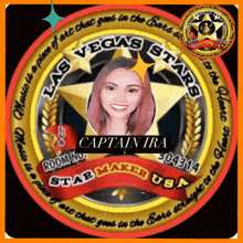a logo for las vegas stars with captain ira on it
