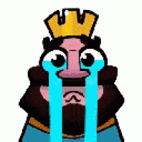 Crying King Emote from Clash Royale - 3D model by Chrismaster on Thangs