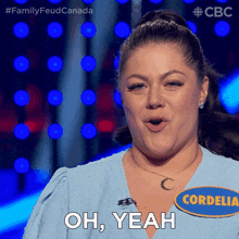 Oh Yeah Cordelia GIF - Oh Yeah Cordelia Family Feud Canada GIFs
