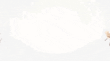 a man and a woman are standing next to each other on a white background in a video game .