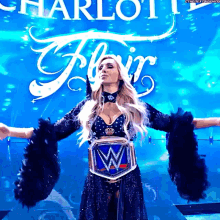 Charlotte Flair Entrance GIF - Charlotte Flair Entrance Smack Down Womens Champion GIFs
